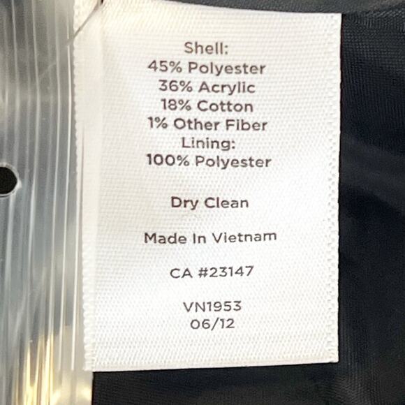 Talbots Red Brown Black Tweed Blazer Jacket NWT - Picture 14 of 15